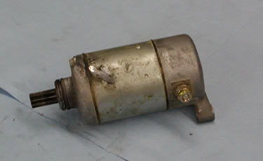 ATV Starter Motor before restoration